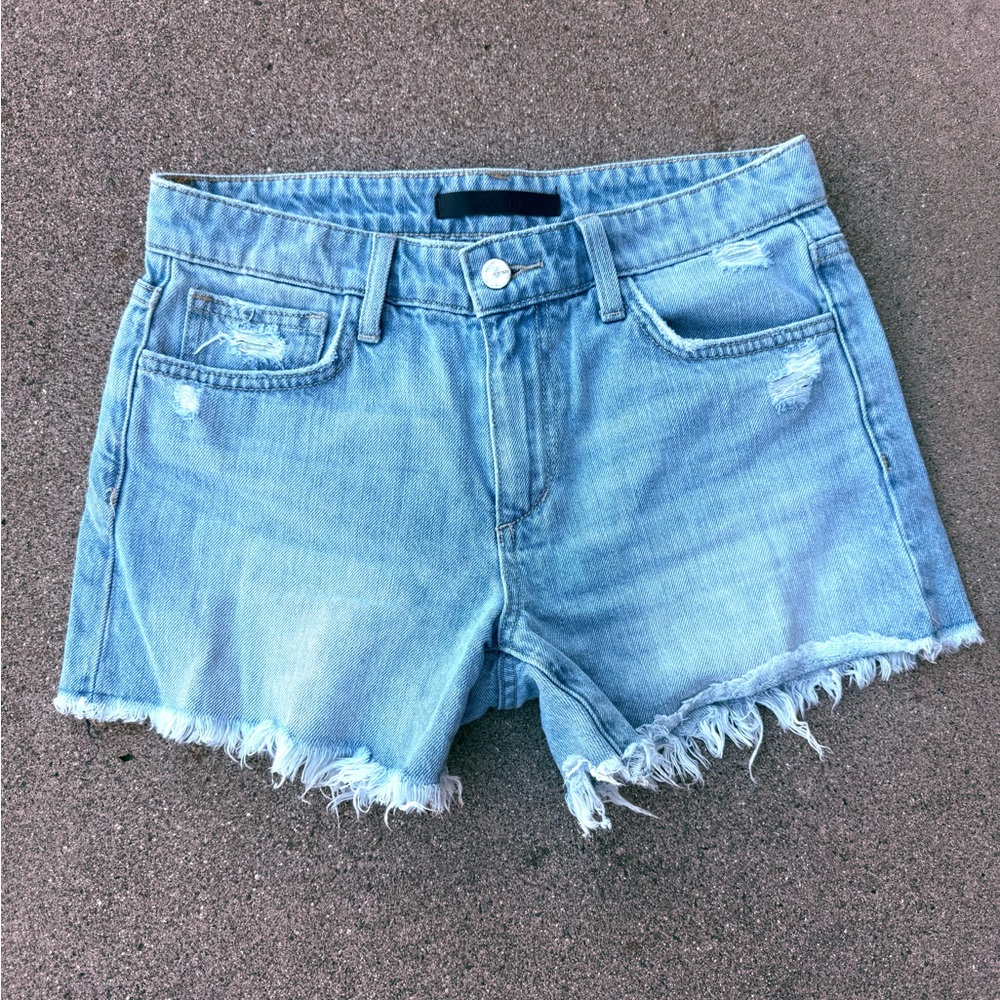 Joe's Jeans Blue Distressed Jean Shorts New